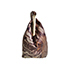 Vintage Butterfly Printed Bag, side view